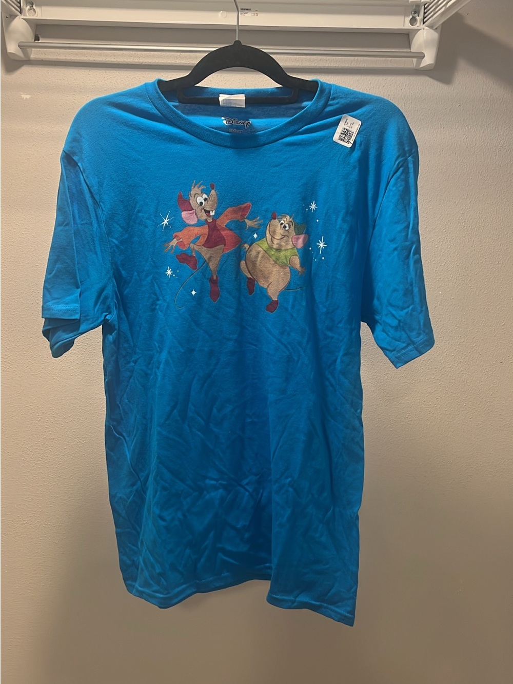 Disney Bright Blue Kids' T-Shirt with Animated Character Dance Print